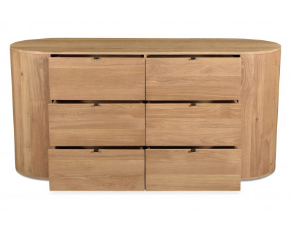 Moe's Theo 6 Drawer Dresser - Brown