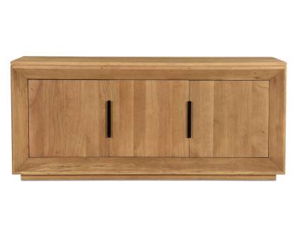 Moe's - Angle Large Oak Sideboard in Brown