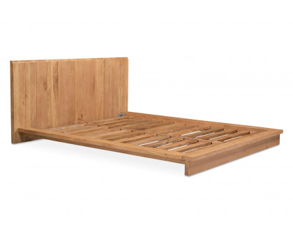 Moe's Plank Bed - Natural, Queen