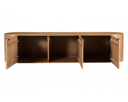 Moe's - Theo Media Bench in Brown