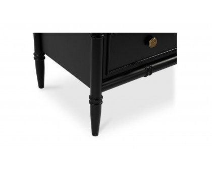 Moe's - Eleanor Rustic 6 Drawers Dresser in Black