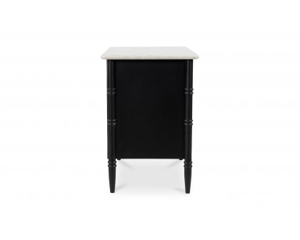 Moe's - Eleanor Rustic 1 Drawer Nightstand in Black