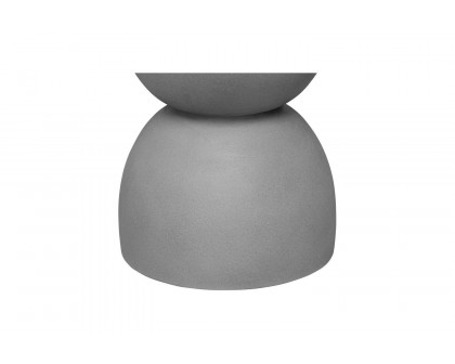 Moe's - Hilda Modern Outdoor Side Table in Stone, Concrete