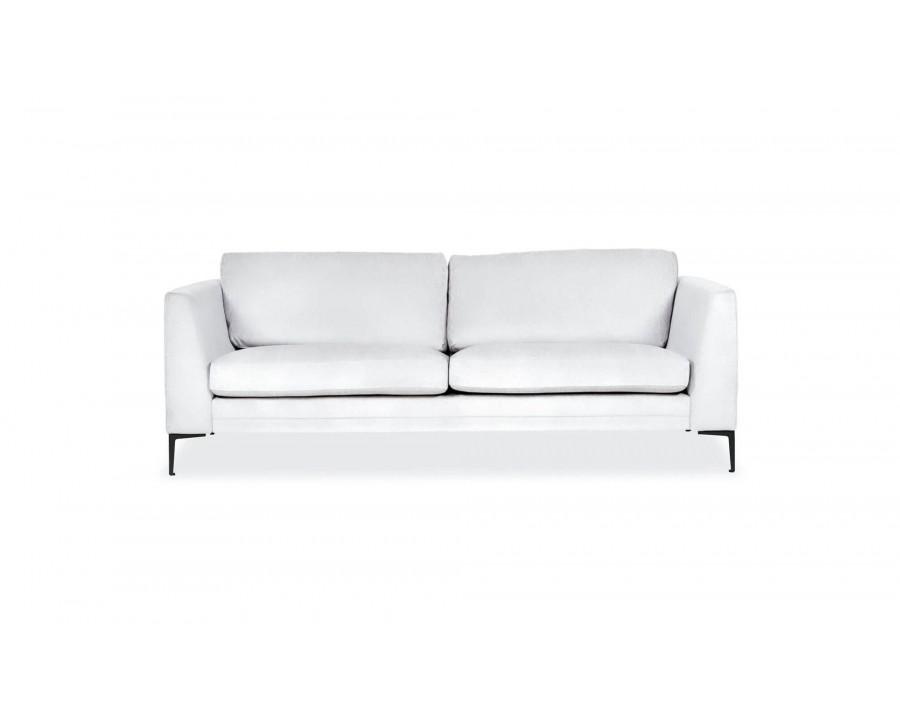 Moe's - Solara Modern Compact Sofa in Vanilla