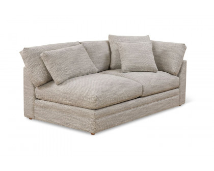 Moe's Malin Modern One Arm Right Facing Sofa - Light Gray