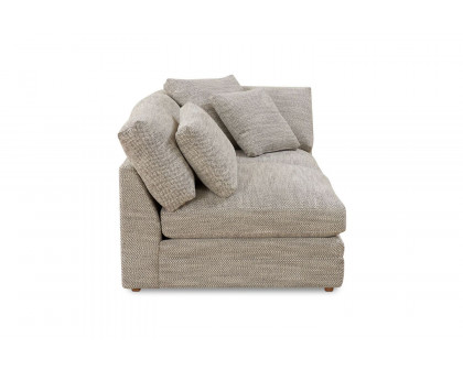 Moe's Malin Modern One Arm Right Facing Sofa - Light Gray