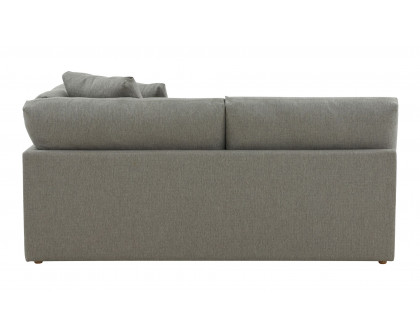 Moe's Malin Modern One Arm Right Facing Sofa - Gray