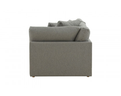 Moe's Malin Modern One Arm Right Facing Sofa - Gray