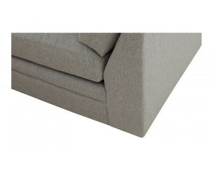 Moe's Malin Modern One Arm Right Facing Sofa - Gray