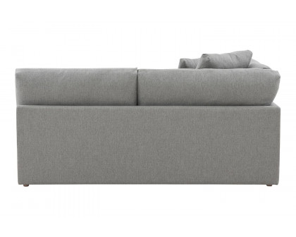 Moe's Malin Modern One Arm Left Facing Sofa - Gray