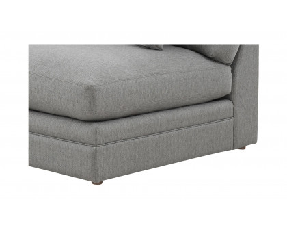 Moe's Malin Modern One Arm Left Facing Sofa - Gray