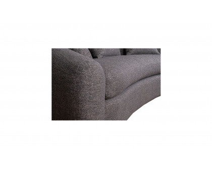 Moe's Oceana Modern 3 Seater Sofa - Storm Cloud