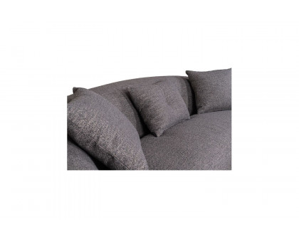 Moe's Oceana Modern 3 Seater Sofa - Storm Cloud