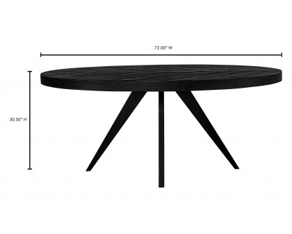 Moe's Parq Oval Dining Table - Black