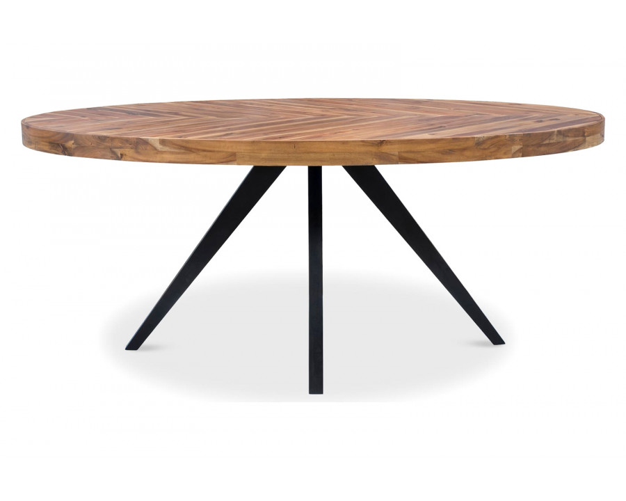 Moe's Parq Oval Dining Table - Cappuccino