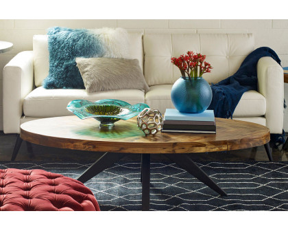 Moe's - Parq Oval Coffee Table in Brown