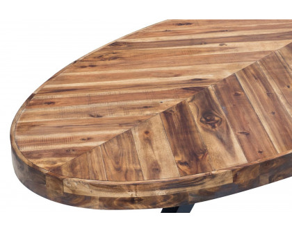 Moe's - Parq Oval Coffee Table in Brown