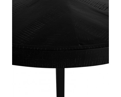 Moe's Parq Round Dining Table - Black, 60"