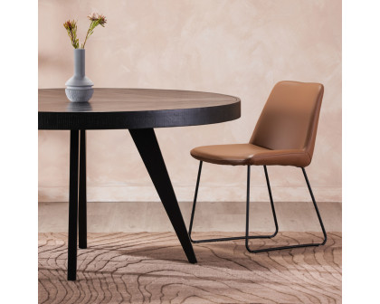 Moe's Parq Round Dining Table - Black, 60"