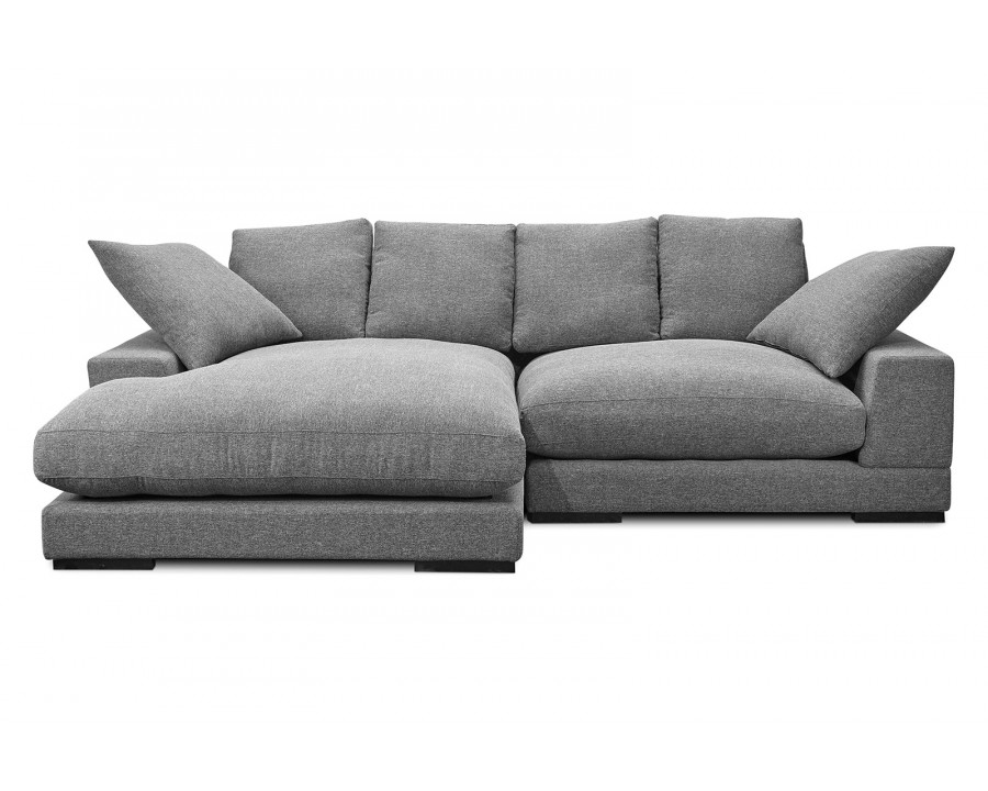 Moe's Plunge Sectional - Gray