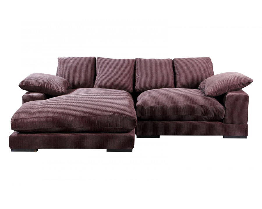 Moe's Plunge Sectional - Dark Brown