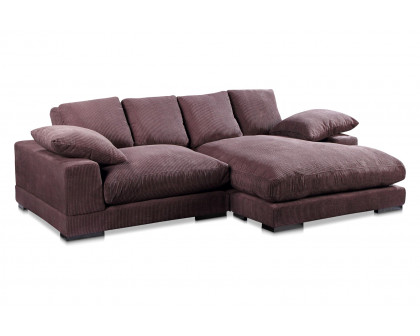 Moe's™ Plunge Sectional - Dark Brown