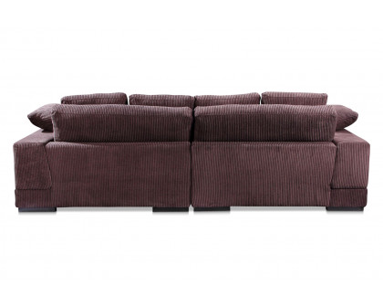 Moe's™ Plunge Sectional - Dark Brown