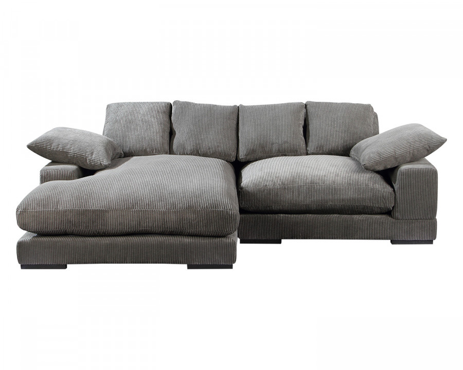 Moe's Plunge Sectional - Dark Gray