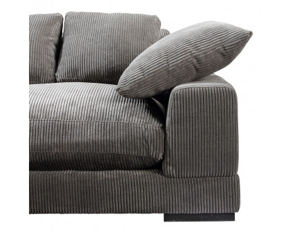 Moe's Plunge Sectional - Dark Gray