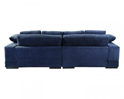 Moe's Plunge Sectional - Light Blue