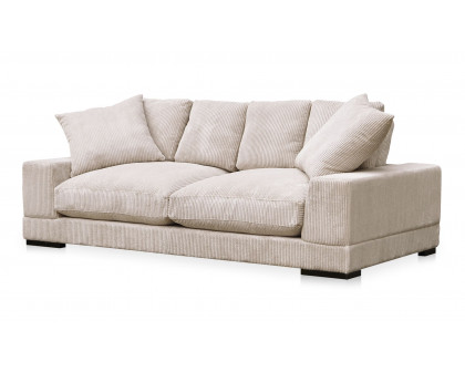 Moe's Plunge Contemporary Sofa - Cappuccino