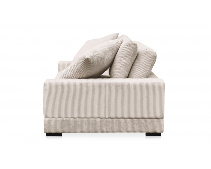 Moe's Plunge Contemporary Sofa - Cappuccino