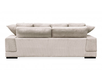 Moe's Plunge Contemporary Sofa - Cappuccino