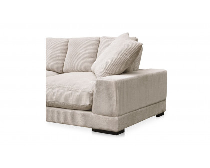 Moe's Plunge Contemporary Sofa - Cappuccino