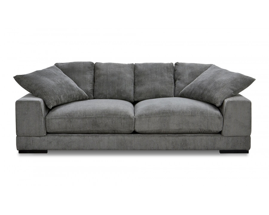 Moe's Plunge Contemporary Sofa - Charcoal