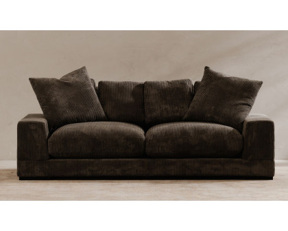 Moe's Plunge Contemporary Sofa - Charcoal