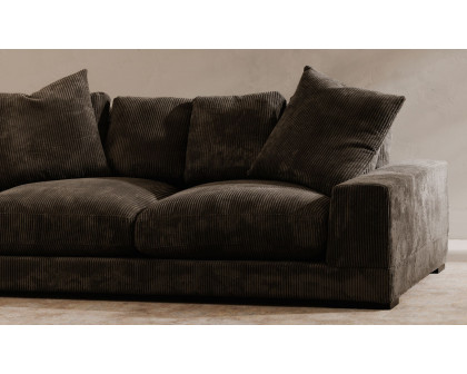 Moe's Plunge Contemporary Sofa - Charcoal