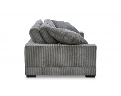 Moe's Plunge Contemporary Sofa - Charcoal