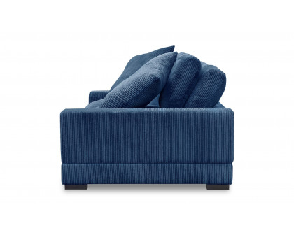 Moe's Plunge Contemporary Sofa - Navy