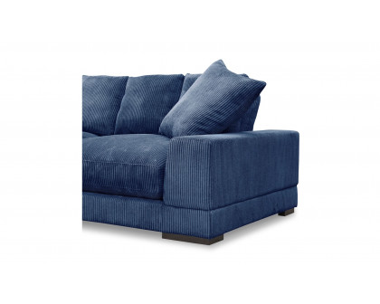 Moe's Plunge Contemporary Sofa - Navy