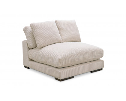 Moe's Plunge Contemporary Slipper Chair - Cappuccino