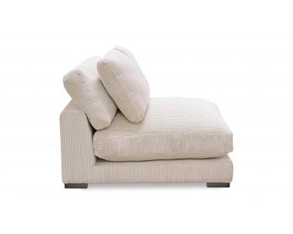 Moe's Plunge Contemporary Slipper Chair - Cappuccino