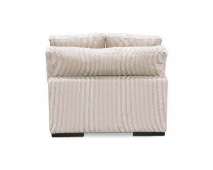 Moe's Plunge Contemporary Slipper Chair - Cappuccino