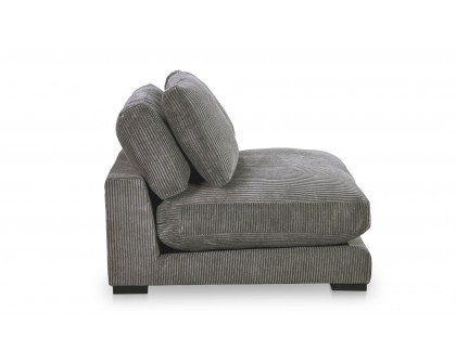 Moe's Plunge Contemporary Slipper Chair - Charcoal