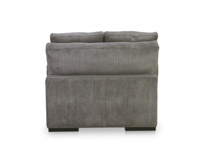 Moe's Plunge Contemporary Slipper Chair - Charcoal