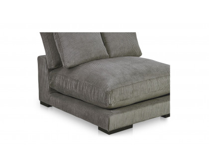 Moe's Plunge Contemporary Slipper Chair - Charcoal