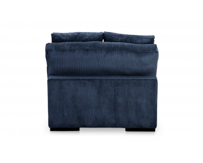 Moe's Plunge Contemporary Slipper Chair - Navy