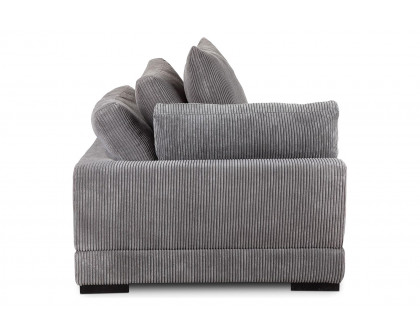 Moe's Tumble Corner Chair - Dark Gray