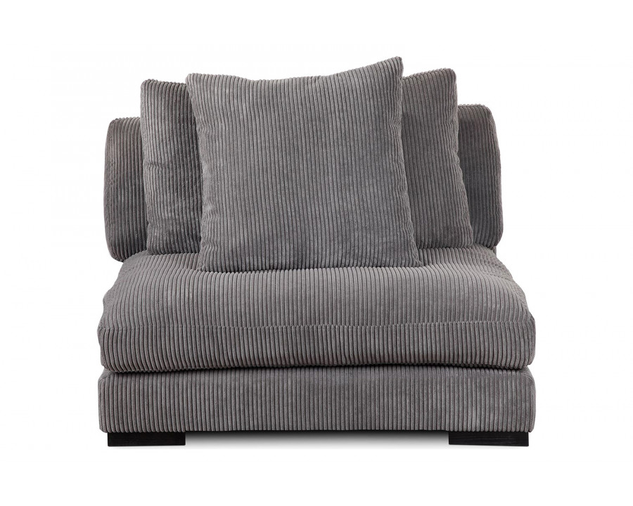 Moe's Tumble Slipper Chair - Dark Gray