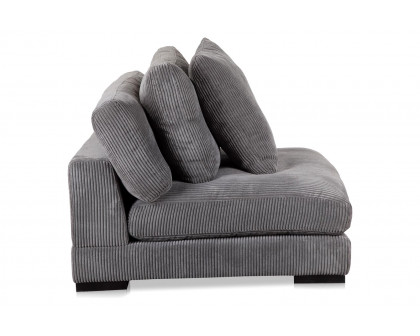 Moe's Tumble Slipper Chair - Dark Gray